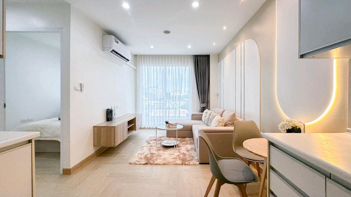 For SaleCondoLadprao101, Happy Land, The Mall Bang Kapi : 🥰 Happy the owner Both pets 🐶🐱 Can raise animals. Very large room. 2 beds. Happy Ladprao 101🫶😙🫶