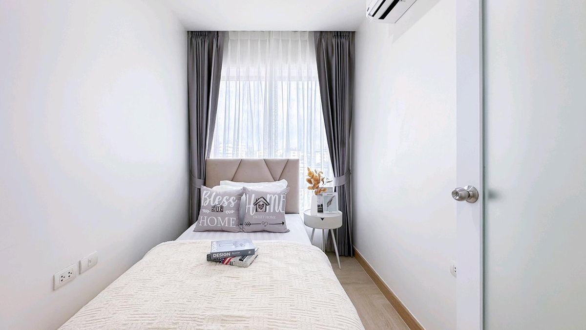 For SaleCondoLadprao101, Happy Land, The Mall Bang Kapi : 🥰 Happy the owner Both pets 🐶🐱 Can raise animals. Very large room. 2 beds. Happy Ladprao 101🫶😙🫶