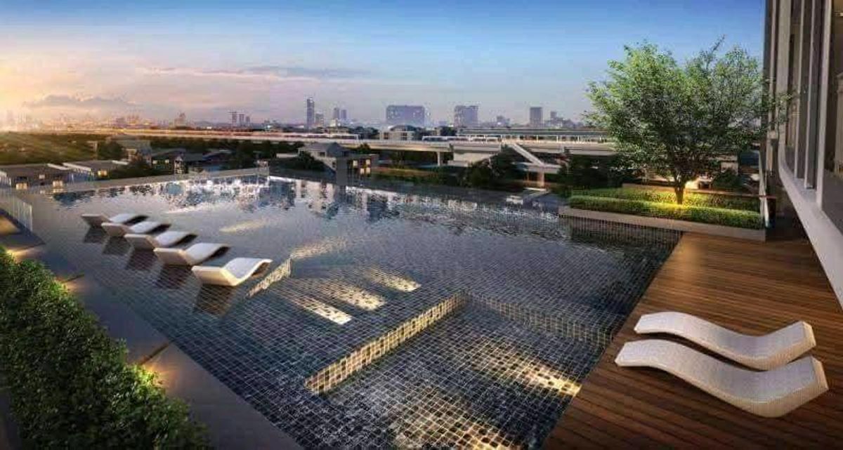 For RentCondoSamut Prakan,Samrong : Rent IDO, Sukhumvit 115, complete pool view, ready for 8000. Urgent booking !!!