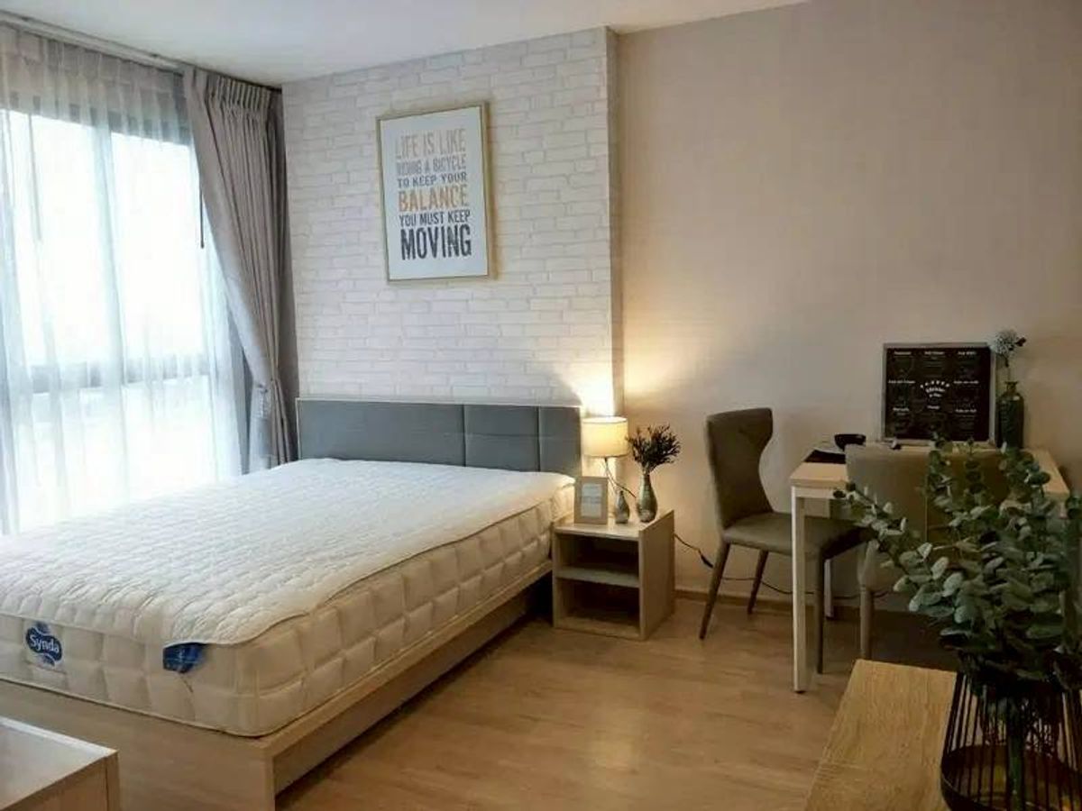 For RentCondoBangna, Bearing, Lasalle : [[Rent]] 📌📌 Condo near BTS Bangna Condo Ideo O2, beautiful dress, pool view ⛱️✨