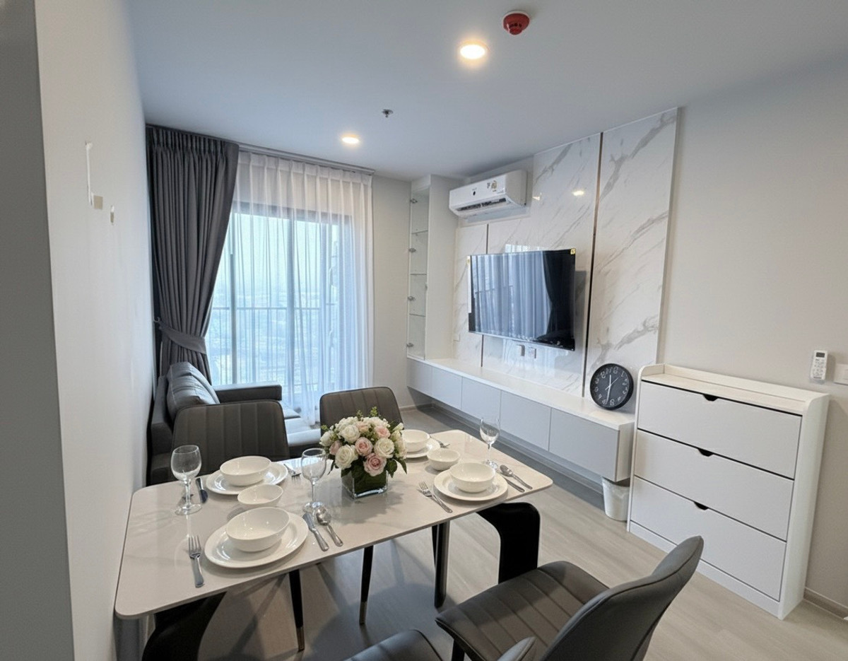 For RentCondoOnnut, Udomsuk : For rent: Aspire Onnut Station, next to Sukhumvit Road, near BTS On Nut, only 200 m.