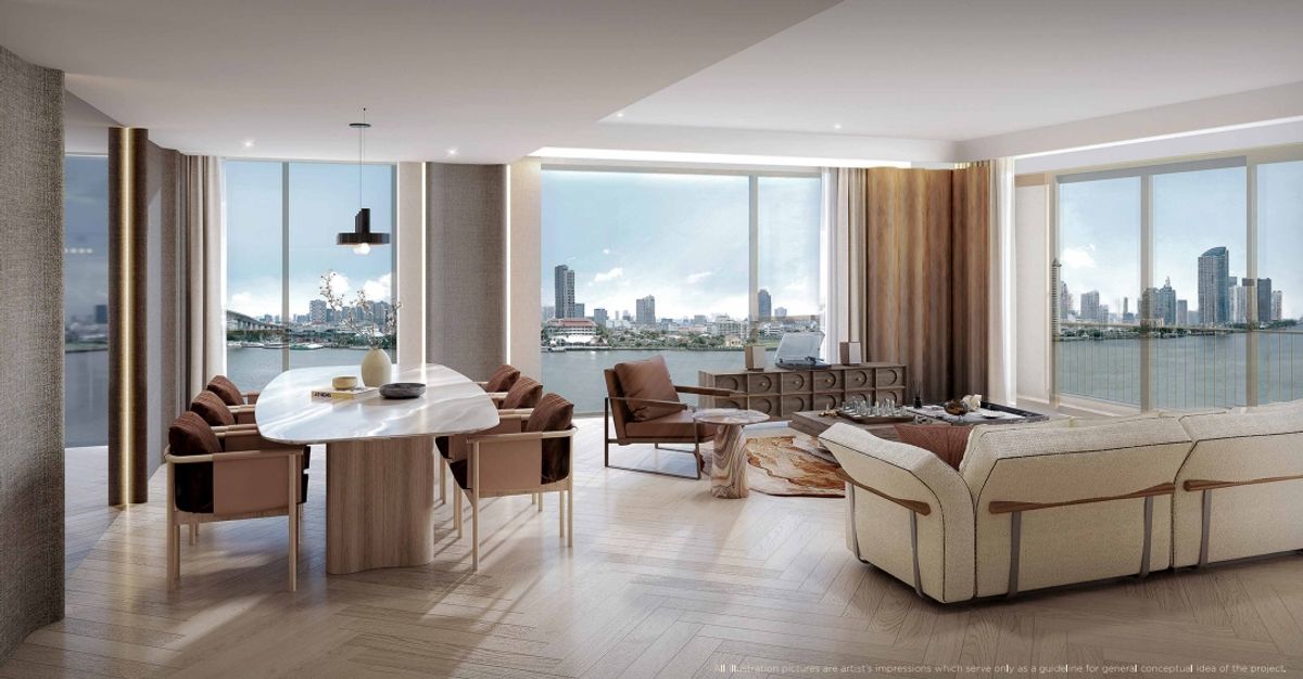 For SaleCondoSathorn, Narathiwat : 1 bed fully furnished, river view at Charoenkrung area, close Asiatique 081-245-7349