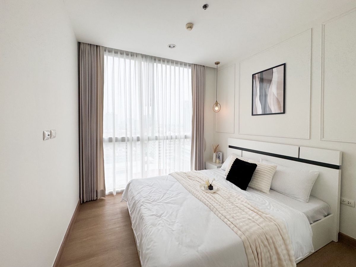 For SaleCondoRamkhamhaeng, Hua Mak : sell !! Condo CHATATAI RAMKAMHAENG Chivathi At Ramkhamhaeng near the Orange Line Extension and Airport Ramkhamhaeng Link with full furniture, convenient to travel.
