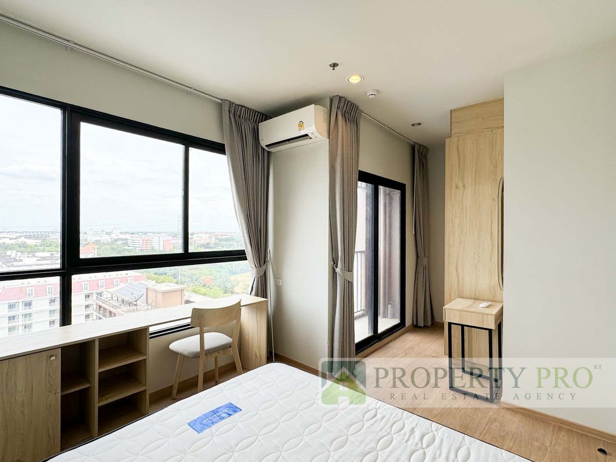 ให้เช่าคอนโดปทุมธานี รังสิต ธรรมศาสตร์ : ให้เช่า คอนโด Common TU ขนาด 31 ตรม 1 นอน 1 น้ำ เฟอร์นิเจอร์ครบ ติดถนนเชียงราก ม.ธรรมศาสตร์รังสิต คลองหลวง พหลโยธิน ทางด่วน: KT25R-019