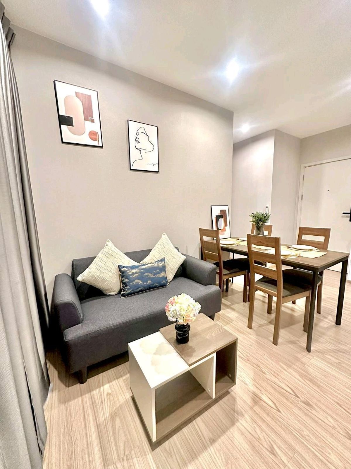 For RentCondoRamkhamhaeng, Hua Mak : 2Bed/2BR, condo 𝐓𝐡𝐞 𝐓𝐫𝐞𝐞 𝐇𝐮𝐚 𝐌𝐚𝐤 𝐈𝐧𝐭𝐞𝐫𝐜𝐡𝐚𝐧𝐠𝐞, near the mall Bangkapi, ramkhamhaeng uni, 3 lines skytrain