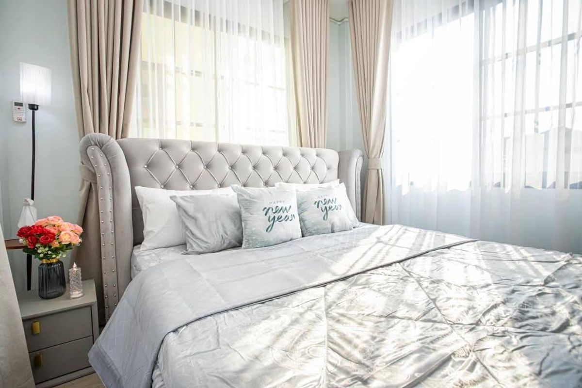 For RentTownhomeLadprao, Central Ladprao : Luxurious house for rent in Huai Khwang area Suitable for business people Baan Busara Camples, Wippawadee 20, Intersection 18 Chatuchak (N.1468)