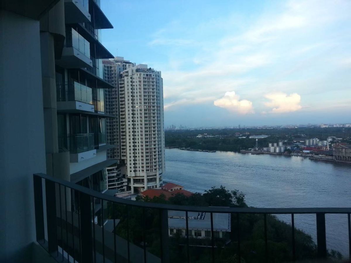For RentCondoRama3 (Riverside),Satupadit : 🔥Urgent for Rent🔥 The Pano Rama 3, spacious room with Chao Phraya River view, fully furnished, ready to move in