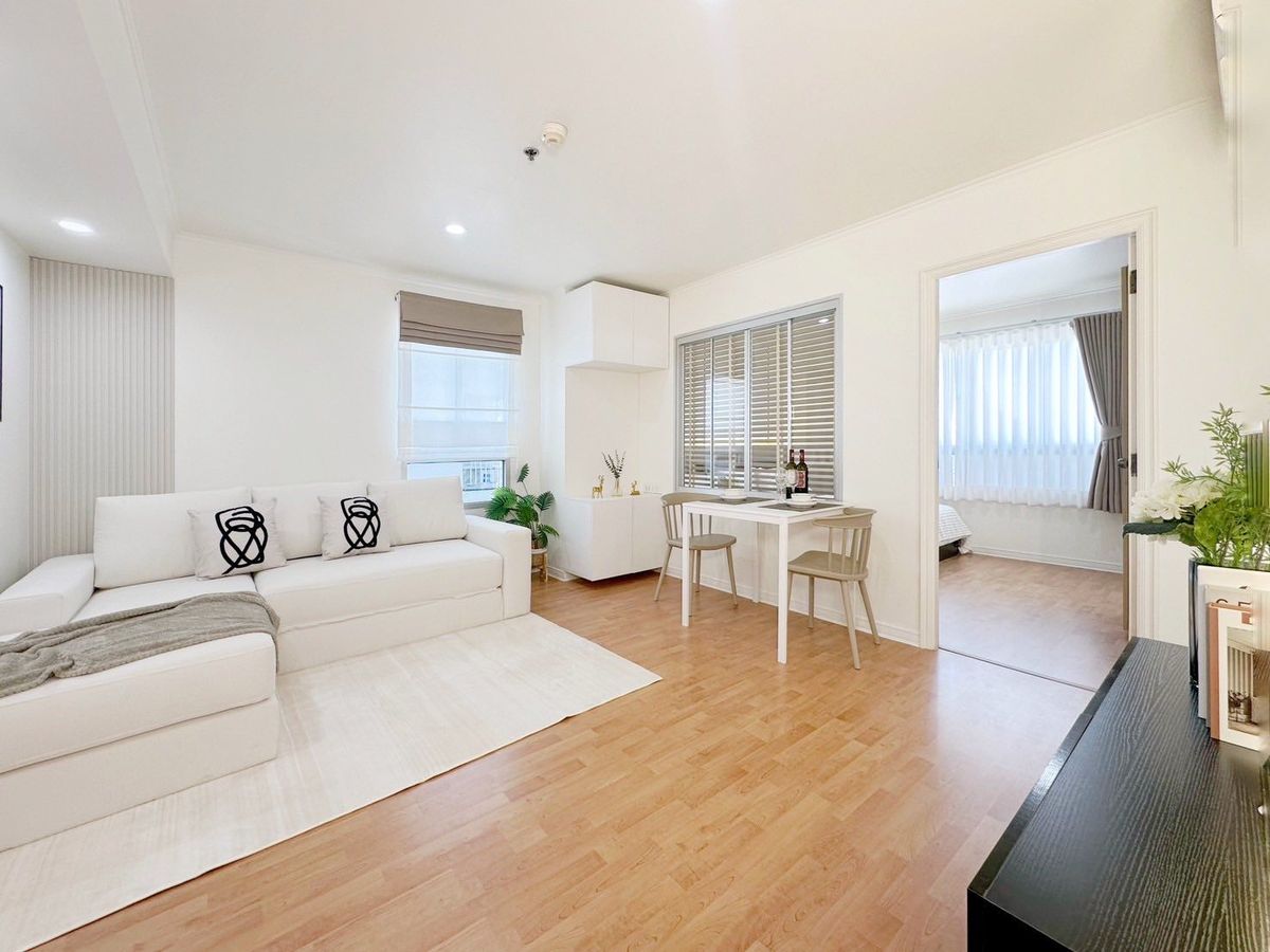 For SaleCondoRamkhamhaeng, Hua Mak : K-6554 Urgent sale! Lumpini Ramkhamhaeng 44, new decorative room, high floor, corner room