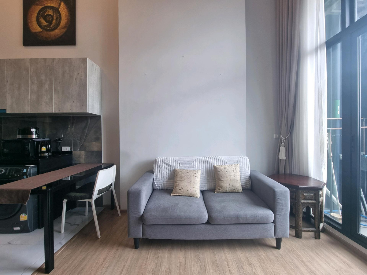 For RentCondoRattanathibet, Sanambinna : Duplex Condo for rent, Ken Attchit Rattanathibet, 50 square meters near MRT Phra Nang Klao