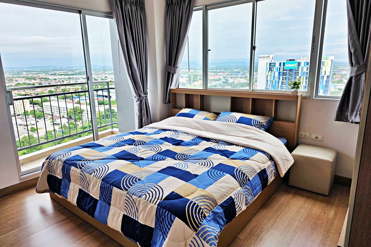 ให้เช่าคอนโดศรีราชา แหลมฉบัง บ้านบึง : ห้องกว้าง 70 ตร.ม. ศุภาลัย วิสต้า แหลมฉบัง พร้อมสิ่งอำนวยความสะดวกครบ