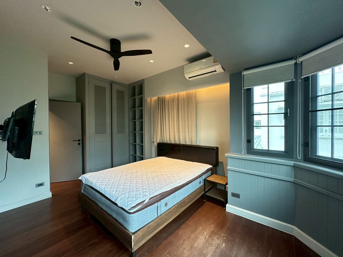 For RentHouseSukhumvit, Asoke, Thonglor : For rent House in Thonglor!🎈 3-storey house 4 bedroom 6 bathroom fully furnished ready to move in near BTS Thonglor