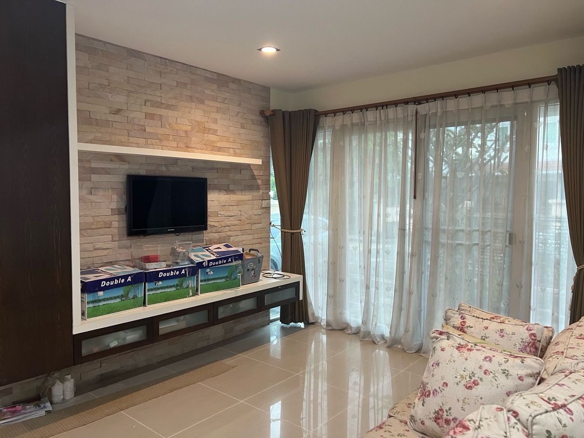 For RentHouseNonthaburi, Bang Yai, Bangbuathong : Rent a single house, new condition, peaceful, lovely neighbors Never rented Kasai Ville Ratchaphruek-Rattanathibet 2 Nonthaburi