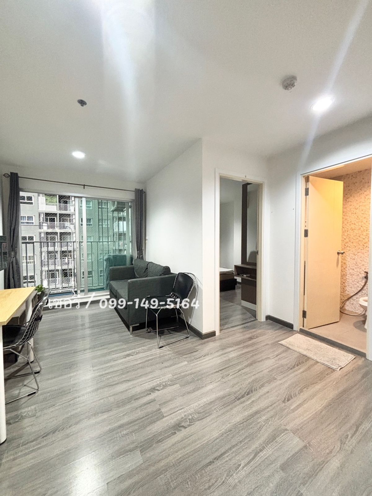 ให้เช่าคอนโดสมุทรปราการ สำโรง : เช่าคอนโด The Trust Condo @ BTS Erawan ราคาดีมาก ลมดี ติดรถไฟฟ้าเอราวัณ / โทร 099-149-5164