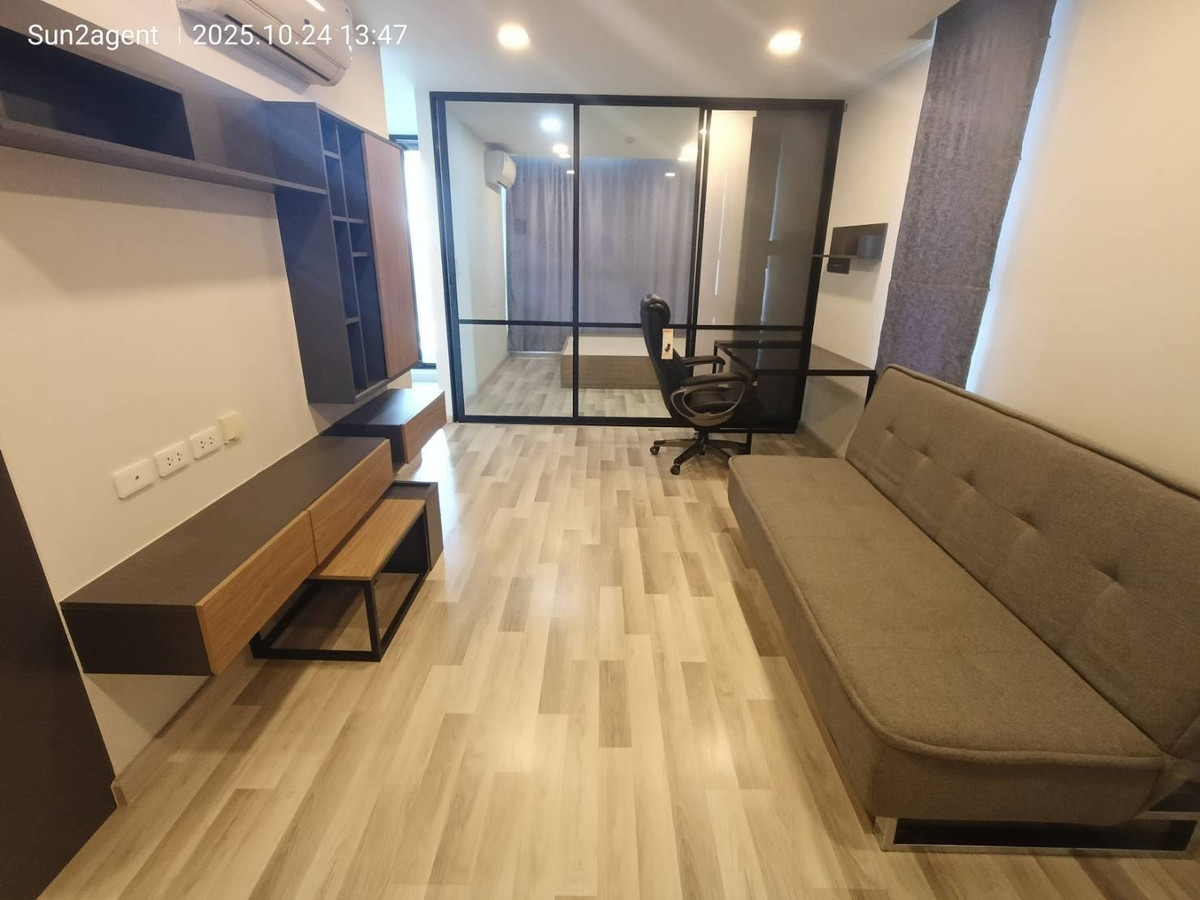 For RentCondoNawamin, Ramindra : #Condo for rent The Cube Premium Ramintra 34 - 1 bedroom, 1 bathroom - 7th floor, size 28 sq m. - fully furnished, rent 8,000 baht.