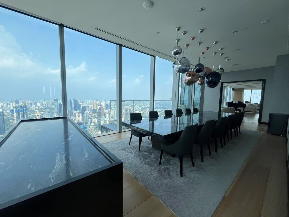 For RentCondoSathorn, Narathiwat : Ritz Carlton Mahanakorn residences for rent Penthouse 4bedrooms 6bathrooms 1.8mb. | Contact 085-546-9559