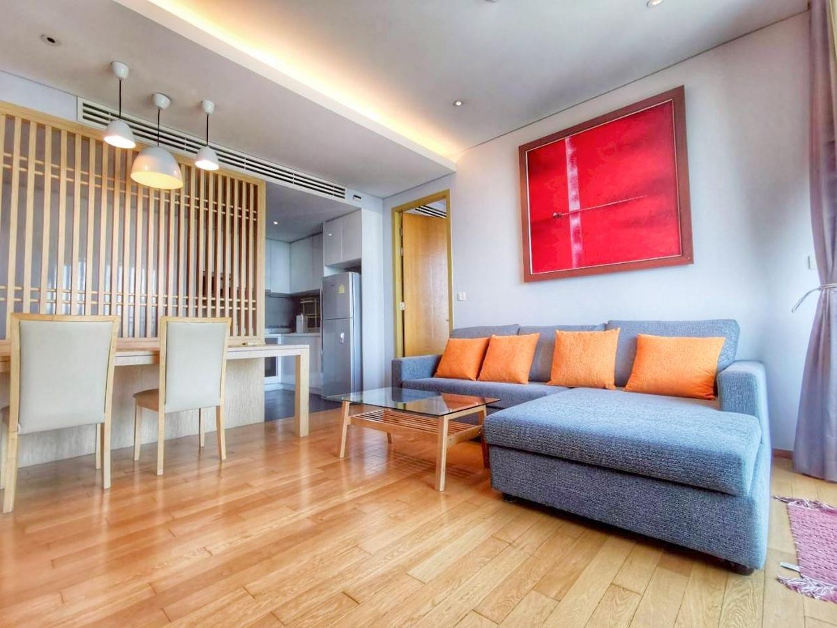 ขายคอนโดสุขุมวิท อโศก ทองหล่อ : ขาย คอนโด Aequa Residence สุขุมวิท 49 (Pet Friendly) ชั้น 17 ขนาด 60 ตร.ม. 1 ห้องนอน ใกล้ BTS ทองหล่อ