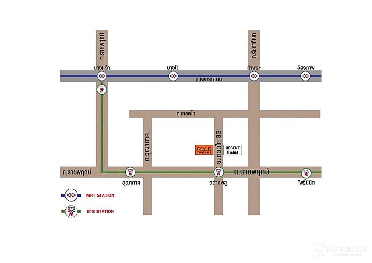 For SaleCondoThaphra, Talat Phlu, Wutthakat : Rye Talat Phlu 🔥 Lowest Price – Only 1.6 MB! 🔥 Cash Buyers Only 🚫 No bank loan 🏢 Studio 30.03 sq.m. ✅ Rental Yield 7% per year 🛋️ Fully Furnished + Appliances ✔️ Ready to Move In! 🚫 No Co-Agents