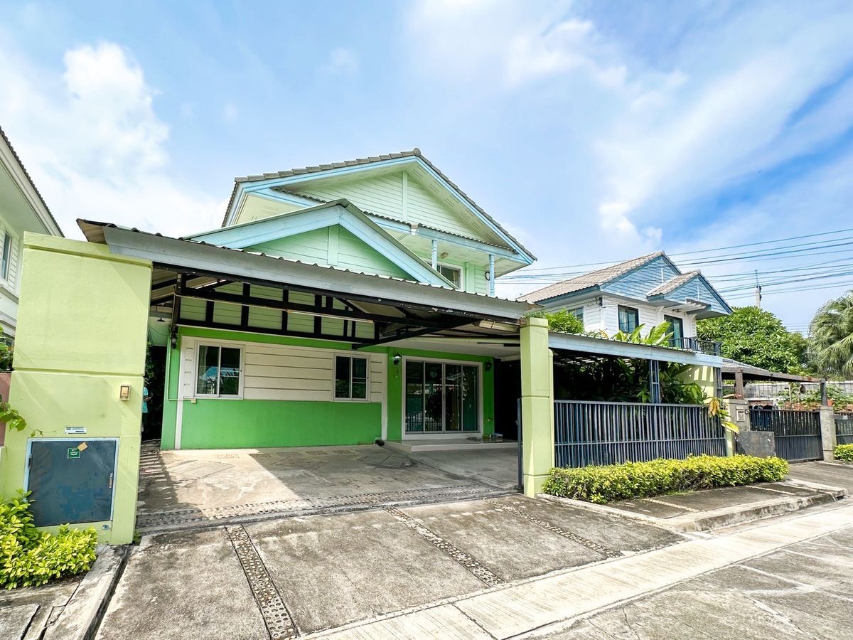 For SaleHouseRama 2, Bang Khun Thian : 🏡🌳 Detached house in a dream! Pruek Lada Tha Kham - Rama 2 | Large back, garden! 🌳🏡