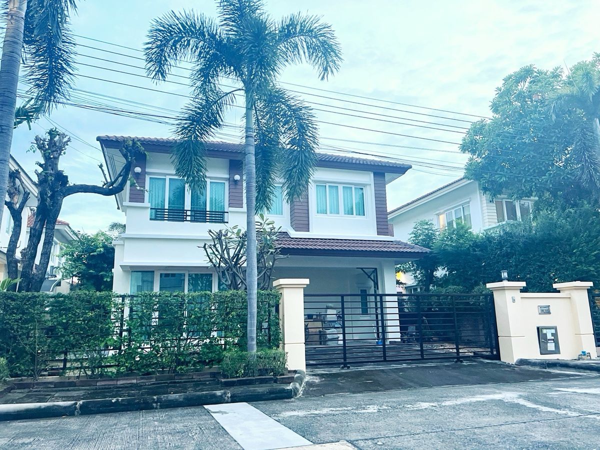 ให้เช่าบ้านนนทบุรี บางใหญ่ บางบัวทอง : ให้เช่าบ้านเดี่ยวสภาพใหม่ สงบ เพื่อนบ้านน่ารัก ไม่เคยปล่อยเช่า มบ.คาซ่าวิลล์ ราชพฤกษ์-รัตนธิเบศร์2 นนทบุรี