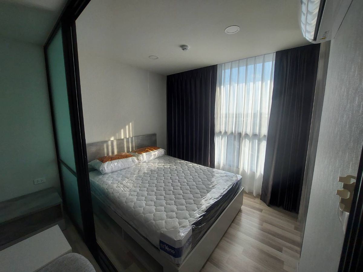 For RentCondoNawamin, Ramindra : #Condo for rent, The Cube, Premium, Ram Inthra 34 -1, 1 bedroom - 7th floor, size 28 sq.m. - Furniture, rent 9,500 baht