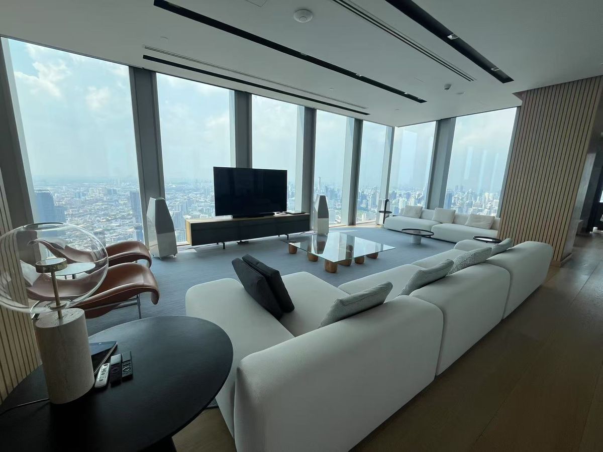 For RentCondoSathorn, Narathiwat : Ritz Carlton Mahanakorn residences for rent Penthouse 4bedrooms 6bathrooms 1.8mb. | Contact 085-546-9559