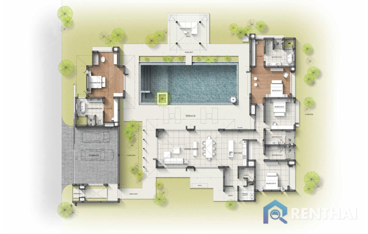 For SaleHousePhuket : For sale villa  at Anchan Mountain Breeze