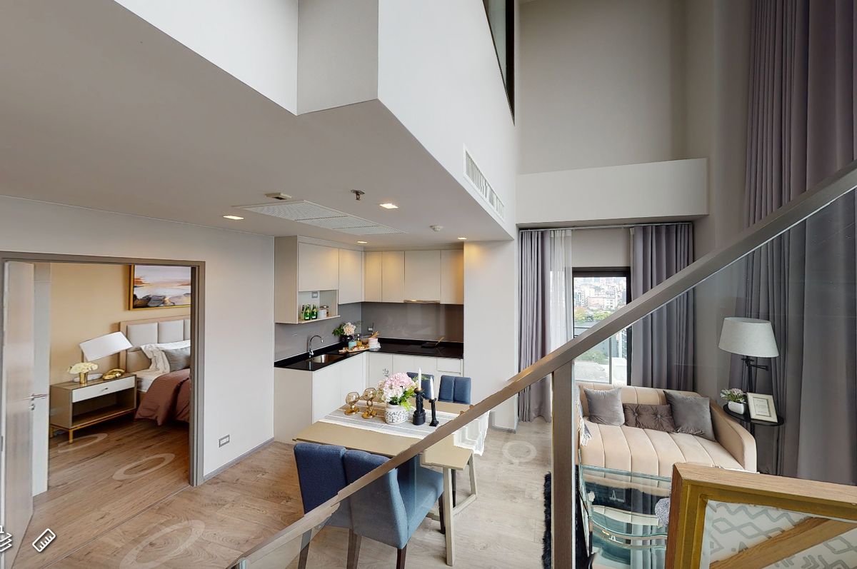 For SaleCondoLadprao, Central Ladprao : 🔥 Urgent sale 🔥 New room, never been in a beautiful room at the cover, 0 meters in the train, with an appointment to watch call 0619824959