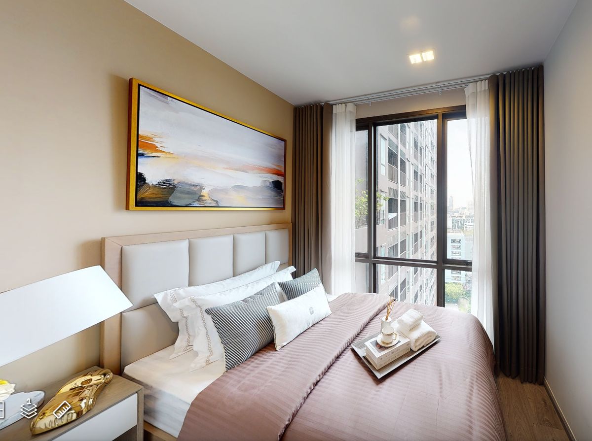 For SaleCondoLadprao, Central Ladprao : 🔥 Urgent sale 🔥 New room, never been in a beautiful room at the cover, 0 meters in the train, with an appointment to watch call 0619824959