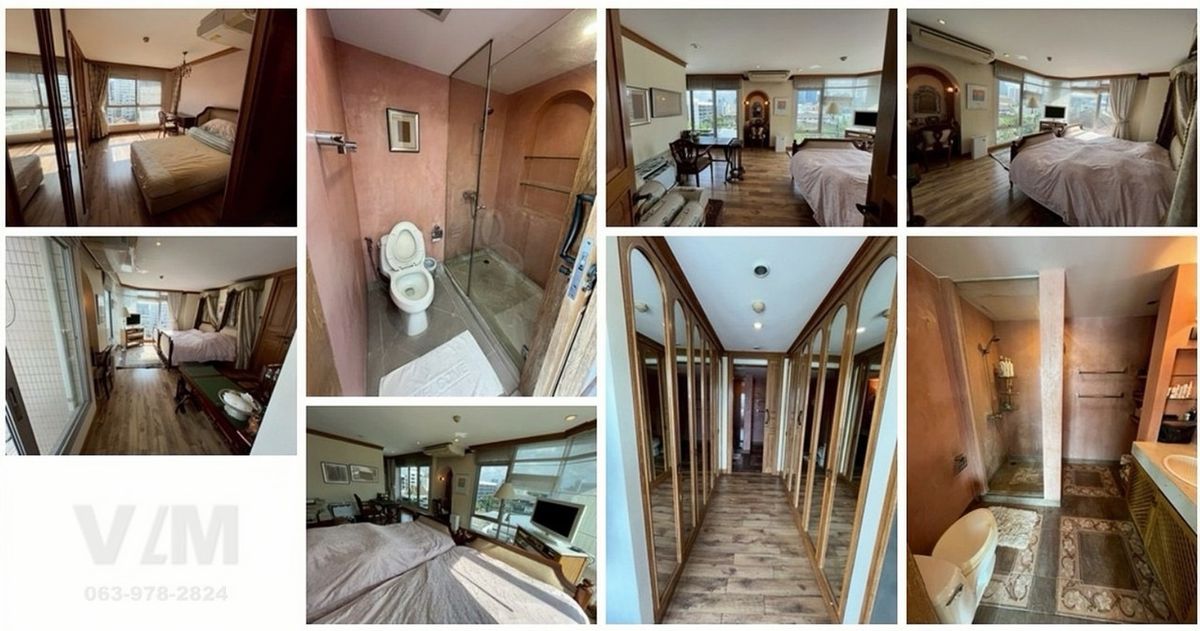 For SaleCondoWitthayu, Chidlom, Langsuan, Ploenchit : Sell ​​Penthouse Navin Court Condo (Lowrise) Room Number 63/89-91, 8th Floor, Soi Ruamrudee 3, Pathumwan District