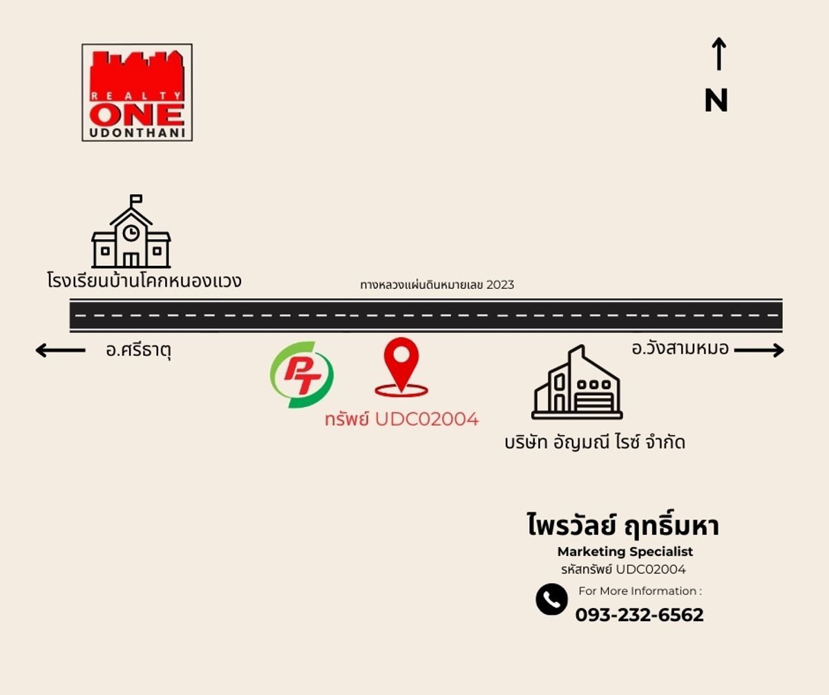 For SaleWarehouseUdon Thani : Land for sale with buildings