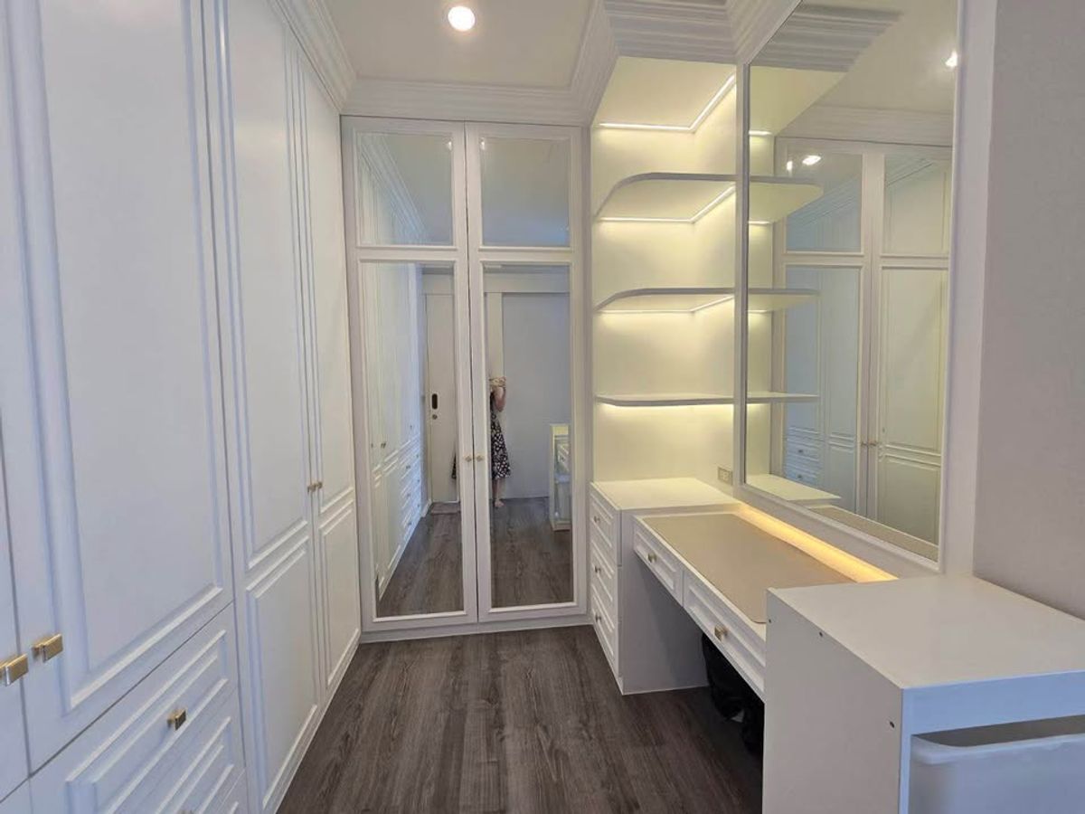 For RentPattanakan, Srinakarin : 3 -storey twin house for rent, The Sonne Srinakarin - Bang Na Project, Size 42 sq.w., Dok Mai Subdistrict, Prawet District, Bangkok