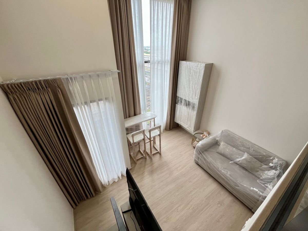 ให้เช่าคอนโดสมุทรปราการ สำโรง : FOR RENT >> 🐶Pet-Friendly  at Origin Plug&Play E22 Station🐱