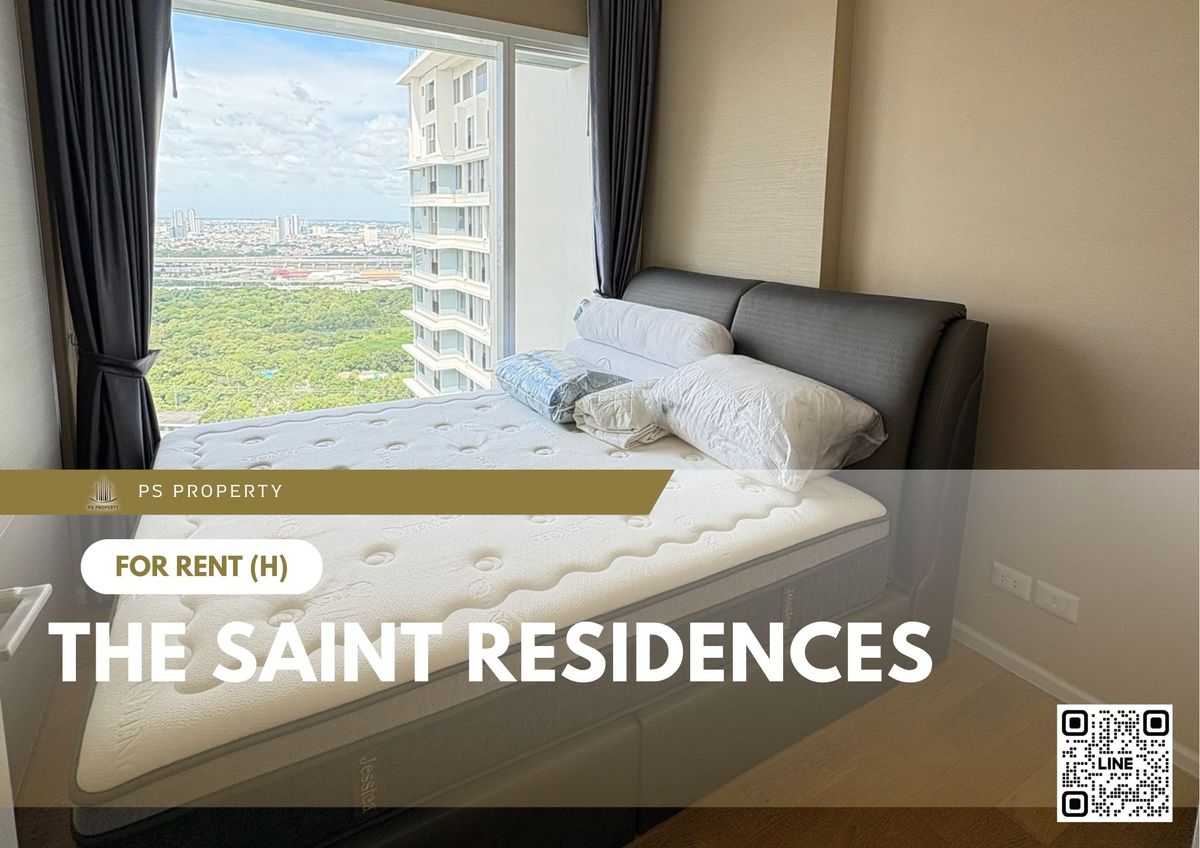 For RentCondoLadprao, Central Ladprao : For rent ✨ The Saint Residences ✨ Fully furnished and equipped, near BTS Ha Yaek Lat Phrao