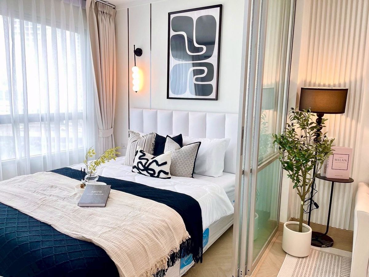 For SaleCondoRama9, Petchburi, RCA : Me250225 Lumpini Park Rama 9 Condo - Ratchada is ready to be near BTS/MRT.