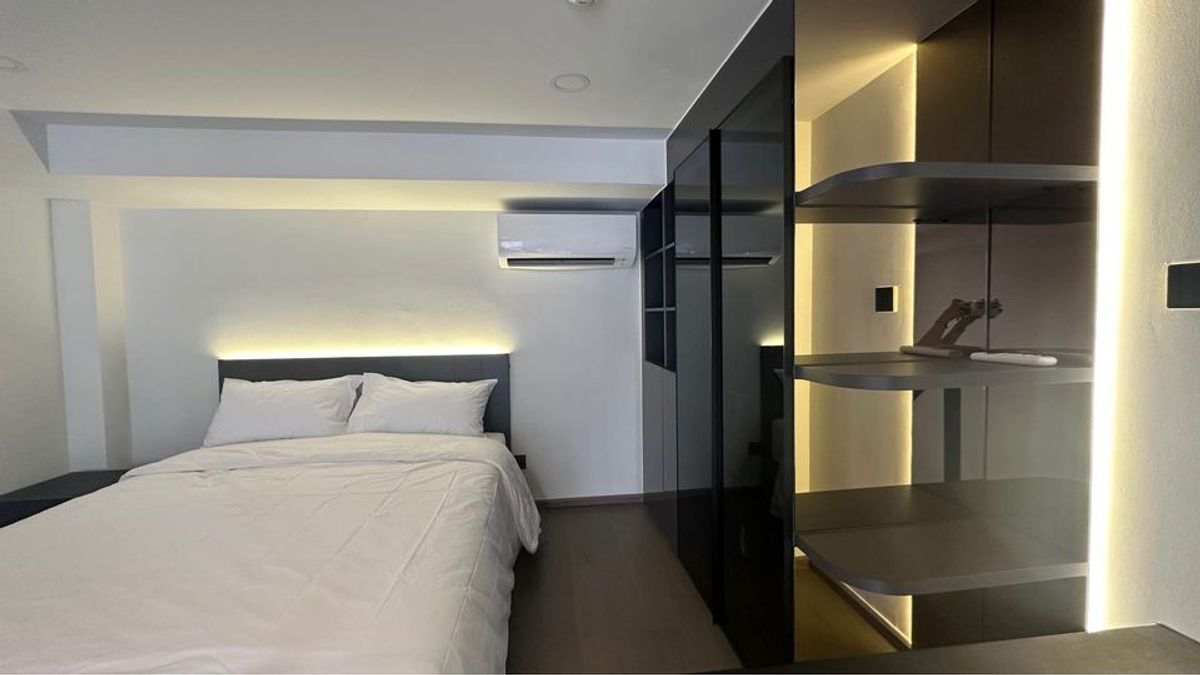 For SaleCondoSiam Paragon ,Chulalongkorn,Samyan : Park Origin Chula Samyan【𝐒𝐄𝐋𝐋 & 𝐑𝐄𝐍𝐓】🔥Modern luxe room with a beautiful dark tone, full furnishings, and a complete design🔥  Contact Line ID: @hacondo