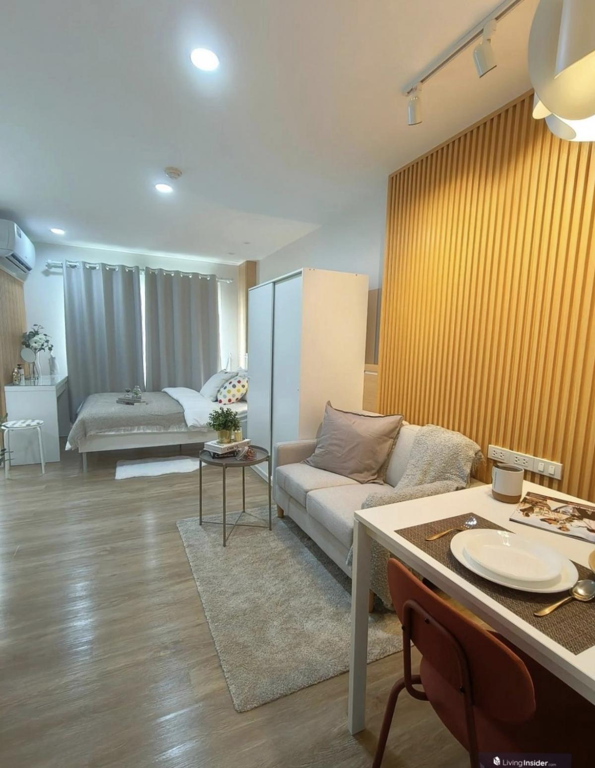 For RentCondoNawamin, Ramindra : Condo for Rent for rent Lumpini Ram Inthra-Lak Si With furniture 附電器和洗衣機。