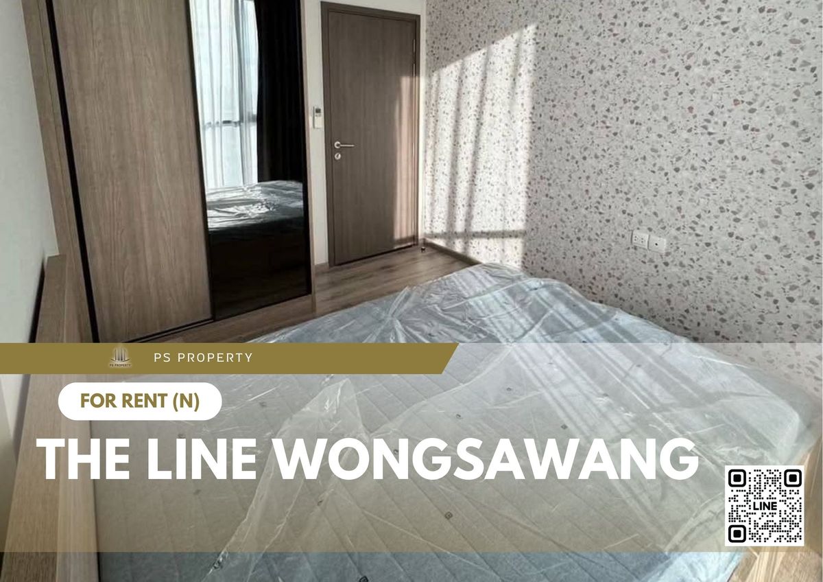 For RentCondoBang Sue, Wong Sawang, Tao Pun : For rent 📍 THE LINE Wongsawang 📍 Fully furnished and equipped, near Wong Sawang MRT station