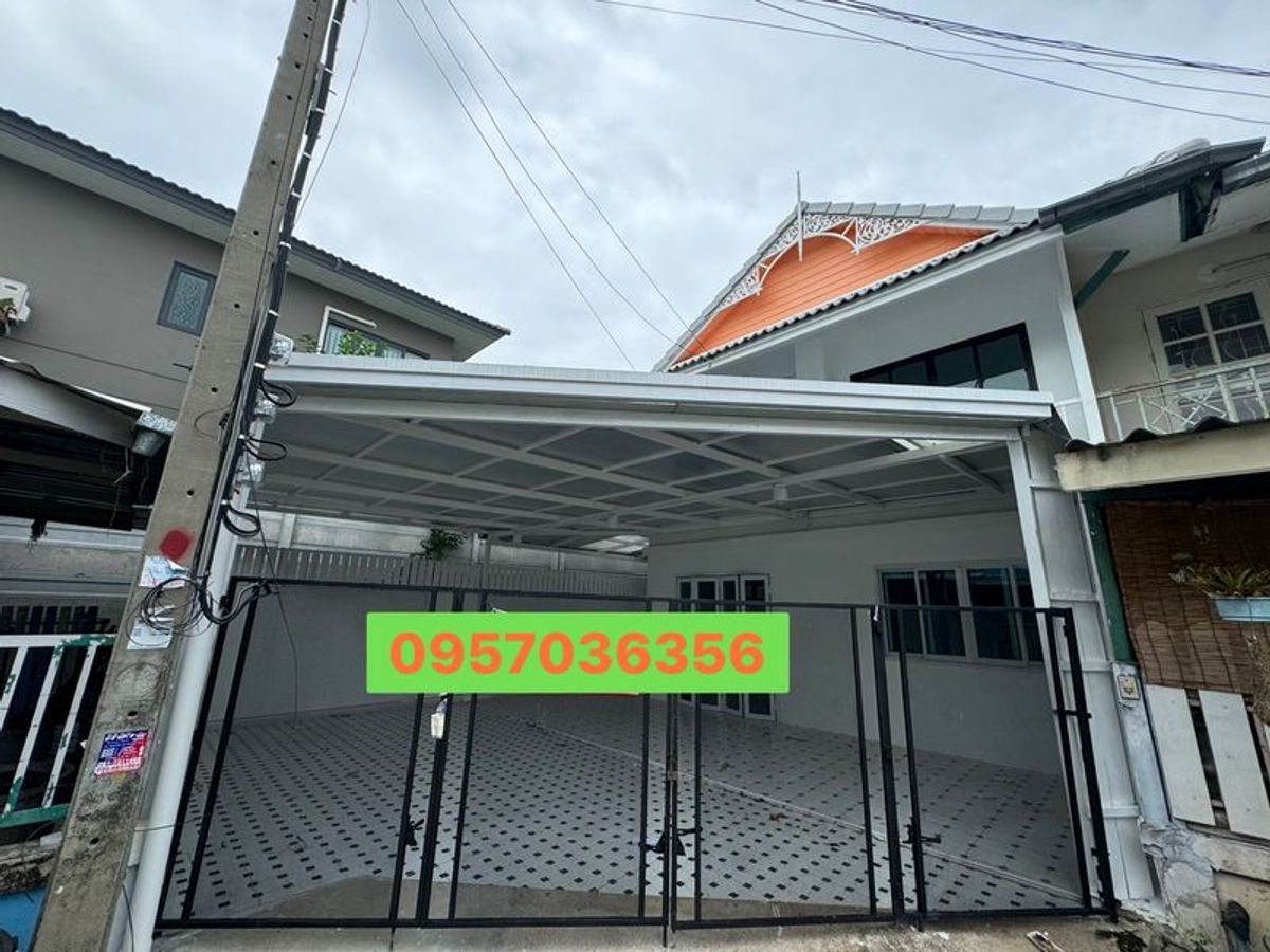 For SaleNonthaburi, Bang Yai, Bangbuathong : 2 -story twin house for sale, Pruksa Village 14 A, behind the corner of Wat Lat Pla Duk, an area of ​​30 square wah, 4 bedrooms, Bang Khurat Subdistrict, Bang Bua Thong District Nonthaburi Province