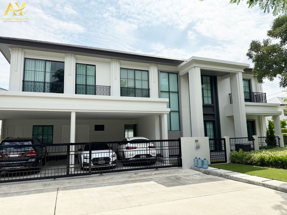 For SaleHouseLadkrabang, Suwannaphum Airport : 🏡✨ House for sale, complete decorated with Setthasiri Bangna - SUVARNABHUMI 91.9 Sq. Price only 30 mb‼ ️🔥