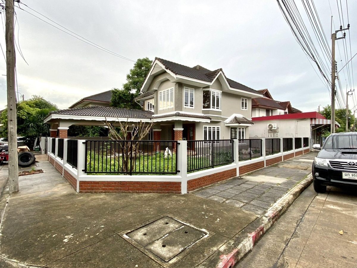 For RentHouseNawamin, Ramindra : ⚡ 2 storey detached house for rent, Sammakorn Village, Nimit Mai, New Nimit 34, Size 74 sq.w. ⚡
