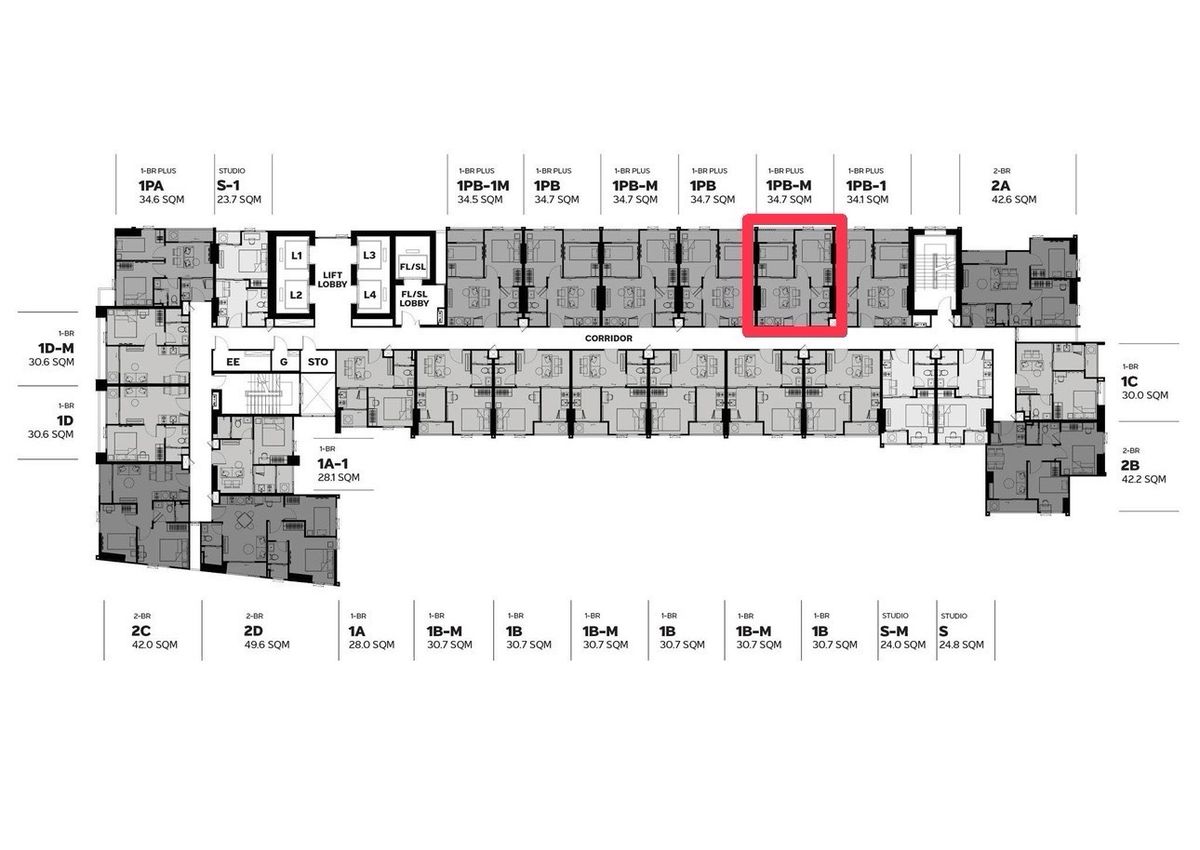 For SaleCondoLadprao, Central Ladprao : Sell ​​1 Bedroom Plus Metris District, price 4.35 million baht. Contact 0869017364.