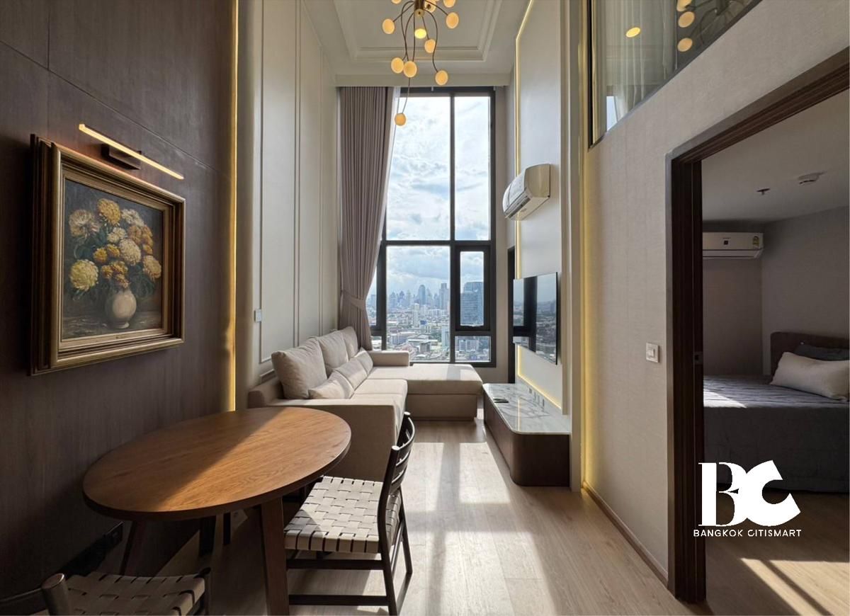 ให้เช่าคอนโดคลองเตย กล้วยน้ำไท : 🔥 Brand new Duplex 2 bedrooms for rent at Life rama4-asoke 🔥
