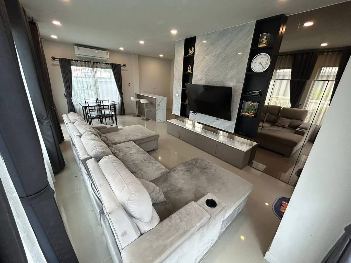 For RentHousePathum Thani,Rangsit, Thammasat : 🚩Single house, Khlong Song, Khlong Luang, between Soi Bongkot 33-35 Only 19 