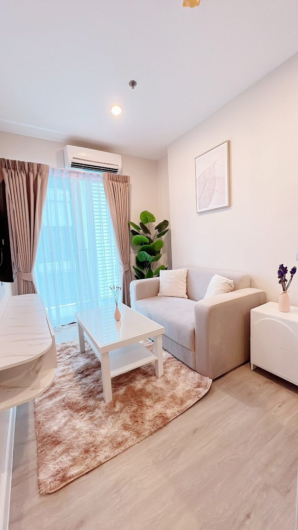 For RentCondoOnnut, Udomsuk : 🔥Urgent rental 🔥The Sky Sukhumvit, beautiful room, exactly as advertised, fully furnished, ready to move in, convenient transportation, near BTS Udomsuk❗