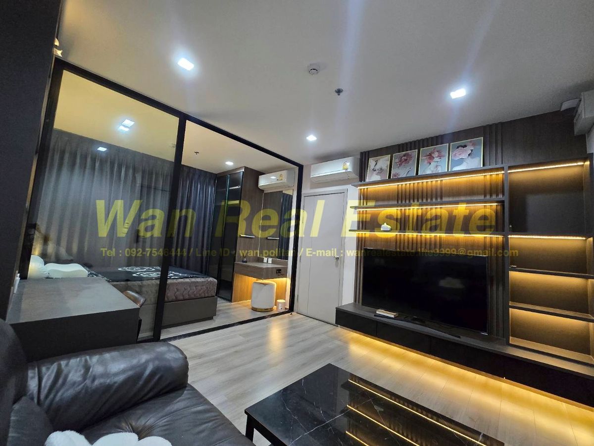 For RentCondoRattanathibet, Sanambinna : For rent Politan Rive, decorated with a beautiful Bill In 31 sq.m.
