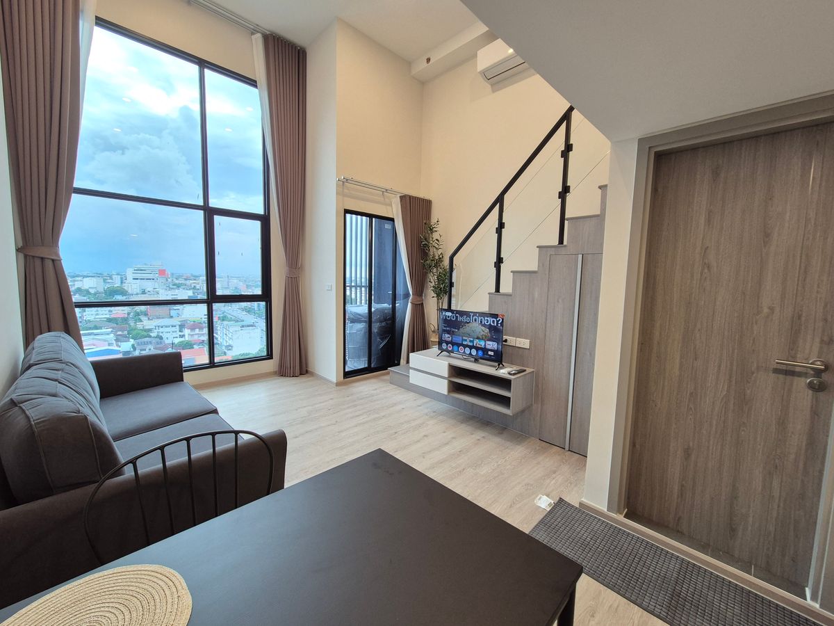 ให้เช่าคอนโดปิ่นเกล้า จรัญสนิทวงศ์ : ✅️(รูปห้องจริง) Duo Space 1 Bedroom 35 ตรม. Origin Plug & Play Sirindhorn Station ใกล้ MRT สถานีสิรินธร