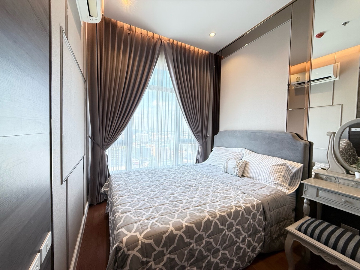 For RentCondoOnnut, Udomsuk : Urgent rent, ready to move the Mayer Place Condo, Sukhumvit 50, 17, 2 bedrooms, 1 bathroom, 50 sq.m., price 23,000 baht, near BTS On Nut, next to the expressway near Sukhumvit Road, Rama 4.