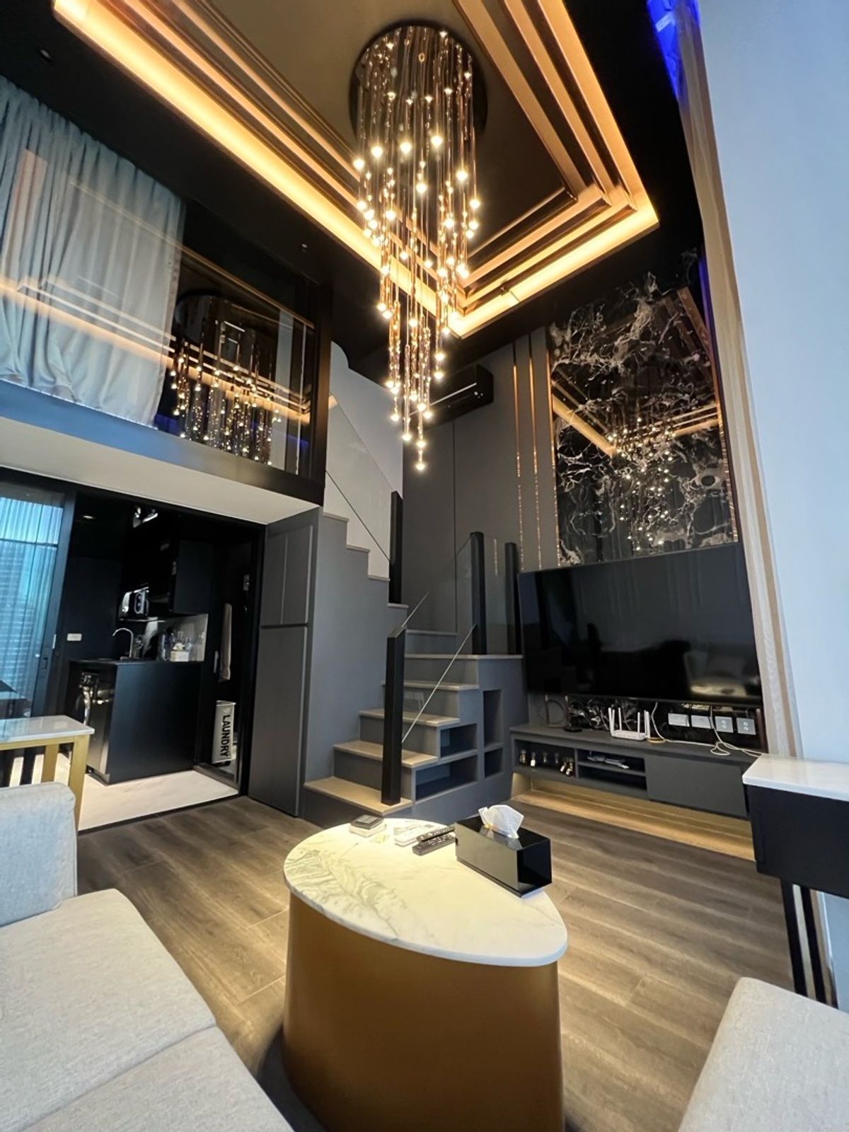 ให้เช่าคอนโดเกษตรศาสตร์ รัชโยธิน : Knightbridge Space รัชโยธิน Fully built-in ห้องมุม วิวสวย 