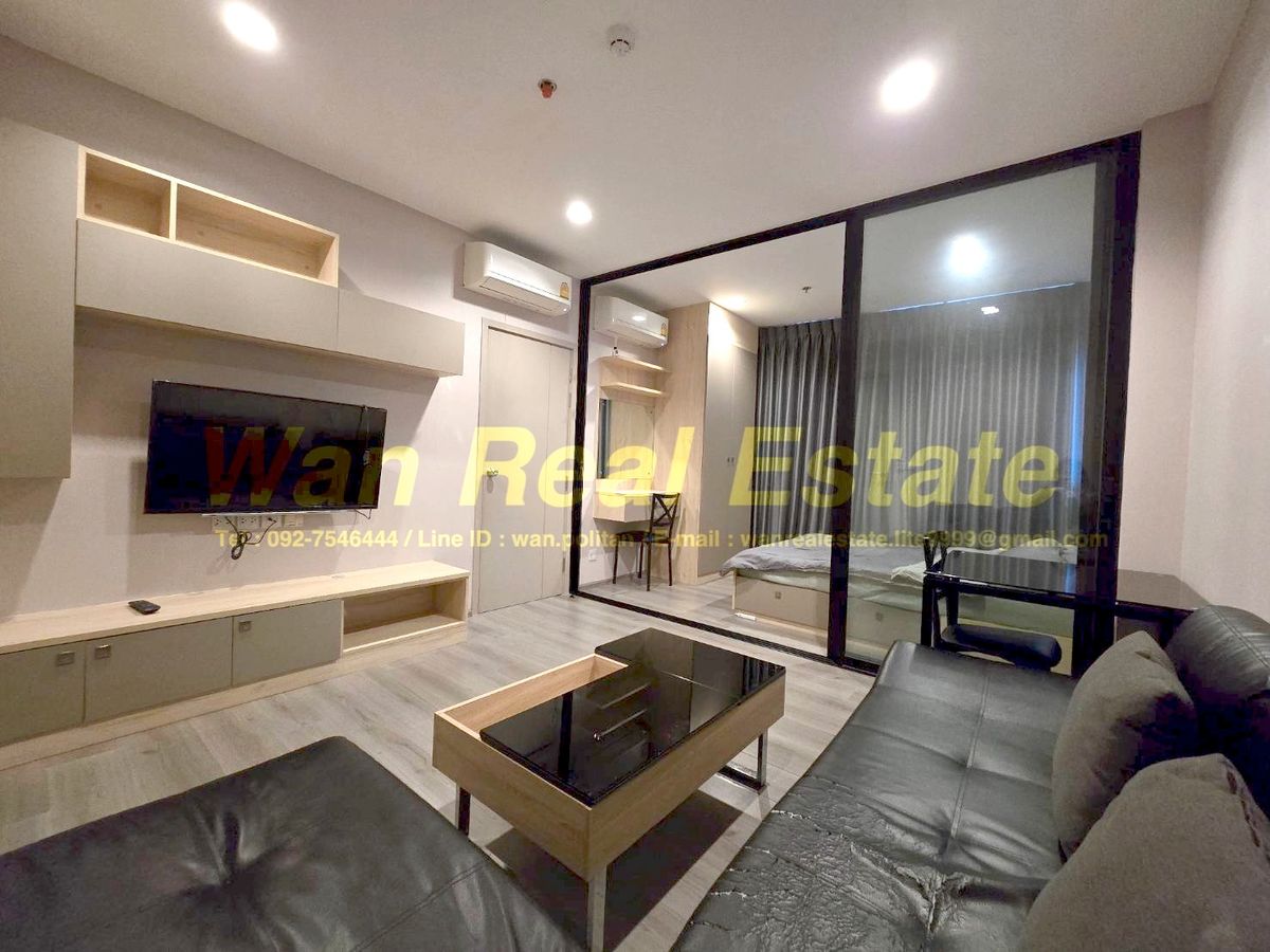 ให้เช่าคอนโดรัตนาธิเบศร์ สนามบินน้ำ พระนั่งเกล้า : ให้เช่า politan rive แต่งสวย ขนาด 31 ตร.ม. ชั้น 21 วิวแม่น้ำ โซนติดแม่น้ำ ครบพร้อมอยู่
