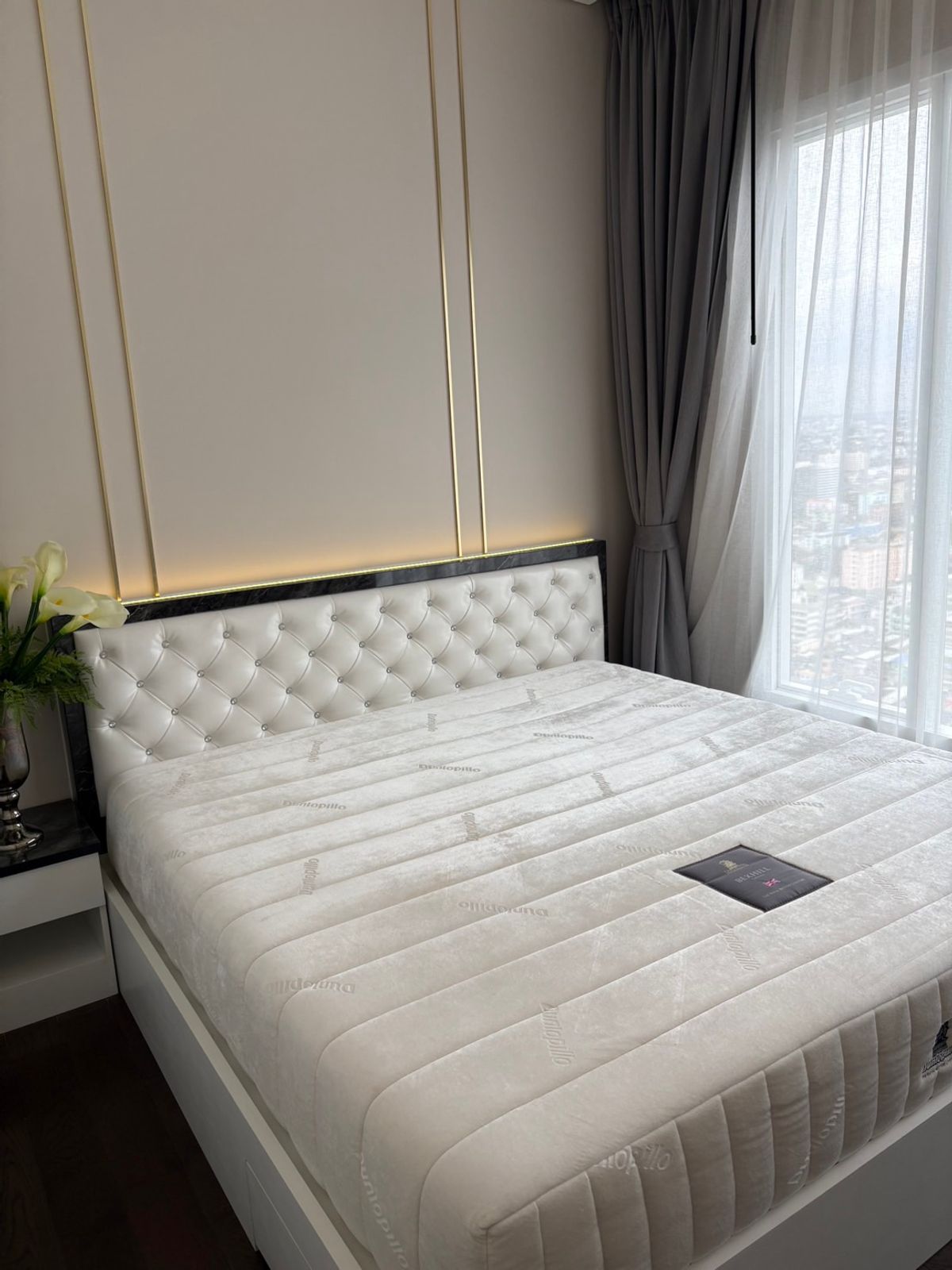 For RentCondoLadprao, Central Ladprao : 🔥Urgent for rent🔥The Saint Residences, 2 bedrooms, 2 bathrooms, beautiful room, fully furnished, near MRT Phahon Yothin❗